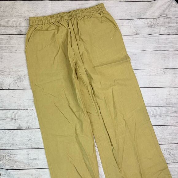 Gooders OPALINE NWT Women's 2 Piece Cotton Pajama Set Tan Fair Trade Size Large - Picture 12 of 13